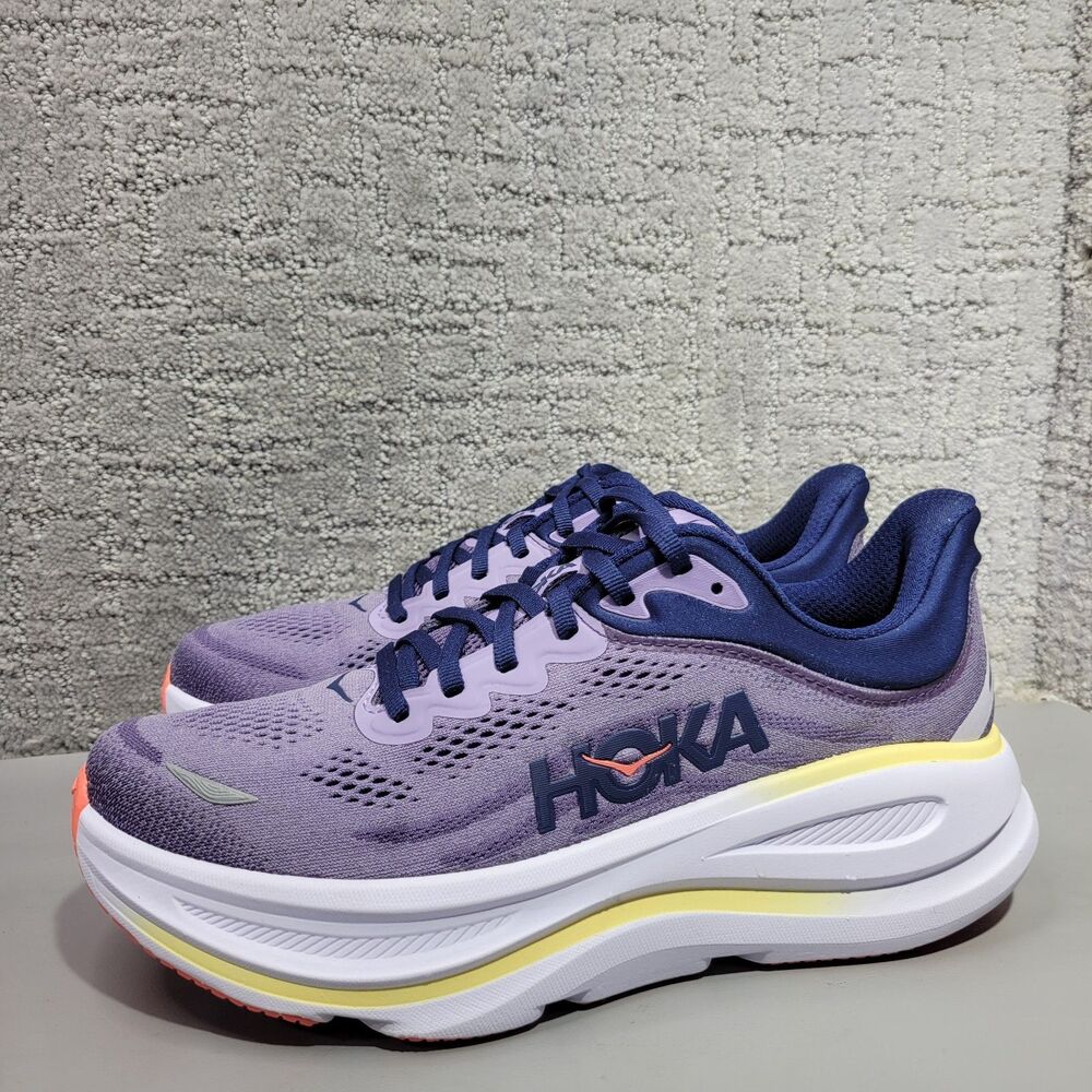 Hoka One Bondi 9 Women's Size US 6.5B Berry Jam Berry Patch Athletic Shoes.